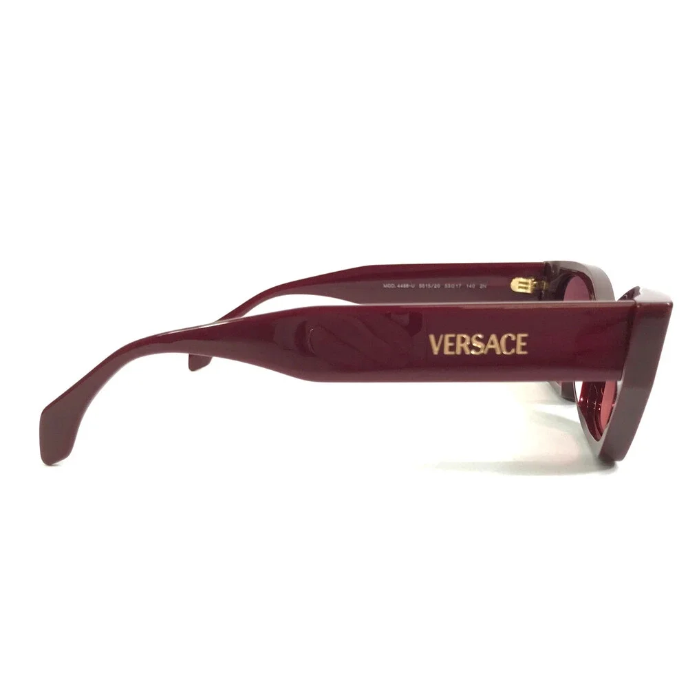 Versace Sunglasses MOD.4488-U 5515/20 Bordeaux Cat Eye with Gradient Red Lenses